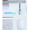 Cabletime ������� ���������� Usb 2.0 CT-AMAF2.0, 480Mbps, 1.5m, �����
