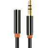 Cabletime ������� ���������� ���� 3.5mm CT-AV311-P11FG, Gold plated, 0.5m, ����� - (AV311-P11FG-B0.5)