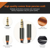 Cabletime ������� ���������� ���� 3.5mm CT-AV311-P11FG, Gold plated, 0.5m, ����� - (AV311-P11FG-B0.5)