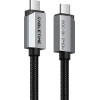 Cabletime ������� USB-C CT-USB4V2, USB4, 240W, 80Gbps, 8K/60Hz, 1m, ����� - (CT-USB4V2-AG1)