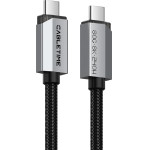 Cabletime ������� USB-C CT-USB4V2, USB4, 240W, 80Gbps, 8K/60Hz, 1m, ����� - (CT-USB4V2-AG1)