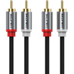 Cabletime ������� ���� 2x Rca �� 2x Rca CT-RCA, 2m, ����� - (CT-RCA-AG2)