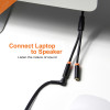 Cabletime ������� ���� 3.5mm �� 2x 3.5mm CT-AV309-P12G, 20cm, ����� - (AV309-P12G-B0.2)