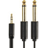 Cabletime ������� ���� 3.5mm �� 2x 6.35mm AV310-17G, 1.8m, ����� - (AV310-17G-B1.8)