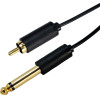 Cabletime ������� ���� 6.35mm �� Rca AV323-11RCAG, 1.8m, �����