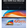 Cabletime Hdmi Video Extender ���� �������� RJ45, 1080p/60Hz, ��� 60m - (CT-HEHD-FG60)