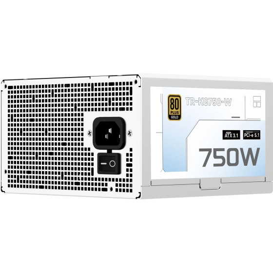 Thermalright Psu Atx 3.1 750W White, Gold, Full Modular - (TR-KG750-W)