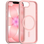 Crong Hybrid Matte Magnetic - Magsafe Case Iphone 17e / 16e (Pink) - (CRGHMMIP17EPNK)