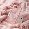 Crong Hybrid Matte Magnetic - Magsafe Case Iphone 17e / 16e (Pink) - (CRGHMMIP17EPNK)