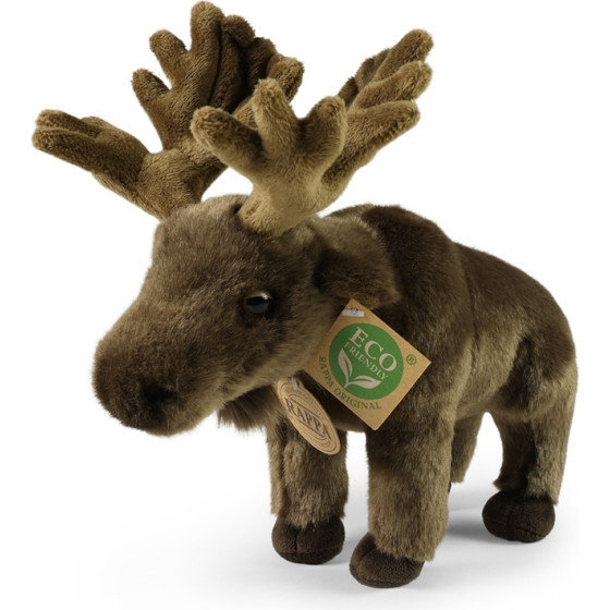 Rappa - Plush Realistic Moose Mascot 24 Cm Eco-Friendly - (260412)
