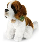 Rappa - Plush Realistic St. Bernard Dog Mascot Sitting 30 Cm Eco-Friendly - (260054)