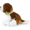 Rappa - Plush Realistic St. Bernard Dog Mascot Sitting 30 Cm Eco-Friendly - (260054)