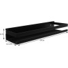 Ruhhy Black Bathroom Shelf - (18952-0)