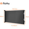 Ruhhy Door Safety Gate - Gray - (18955-0)
