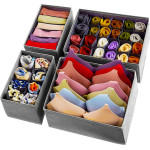 Ruhhy Underwear Organizer - Set Of 4 - (18957-0)