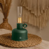 Forever Light Vintage Petroleum Led Lamp FLR-04 Bottle Green