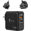 T-Phox Wall Charger Mega T-PP09 Gan Pd 65W USB/USB-C BLACK