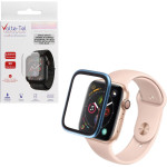 Volte-Tel Tempered Glass Apple Watch 4/5/6/Se 44mm 3D Curved Aluminium 1.78'' 0.30mm Full Cover & Installation Tool BLUE - (5205308416910)