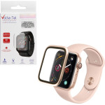 Volte-Tel Tempered Glass Apple Watch 4/5/6/Se 44mm 3D Curved Aluminium 1.78'' 0.30mm Full Cover & Installation Tool GOLD - (5205308416927)