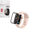 Volte-Tel Tempered Glass Apple Watch 4/5/6/Se 44mm 3D Curved Aluminium 1.78'' 0.30mm Full Cover & Installation Tool SILVER - (5205308416897)