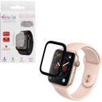 Volte-Tel Tempered Glass Apple Watch 4/5/6/Se 40mm 3D Curved Aluminium 1.57'' 0.30mm Full Cover & Installation Tool BLACK - (5205308416750)