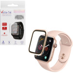 Volte-Tel Tempered Glass Apple Watch 4/5/6/Se 40mm 3D Curved Aluminium 1.57'' 0.30mm Full Cover & Installation Tool GOLD - (5205308416859)