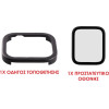Volte-Tel Tempered Glass Apple Watch 4/5/6/Se 40mm 3D Curved Aluminium 1.57'' 0.30mm Full Cover & Installation Tool GOLD - (5205308416859)