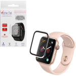 Volte-Tel Tempered Glass Apple Watch 4/5/6/Se 40mm 3D Curved Aluminium 1.57'' 0.30mm Full Cover & Installation Tool SILVER - (5205308416835)