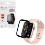 Volte-Tel Tempered Glass Apple Watch 4/5/6/Se 44mm 3D Curved Aluminium 1.78'' 0.30mm Full Cover & Installation Tool BLACK - (5205308416880)