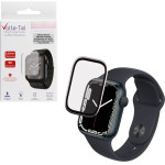 Volte-Tel Tempered Glass Apple Watch 7/8/9 45mm 3D Curved Aluminium 1.9'' 0.30mm Full Cover & Installation Tool SILVER - (5205308417023)