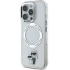 Karl Lagerfeld Iml Karl And Choupette Magsafe Case For Iphone 16 Pro Transparent - (KLHMP16LHNKCIT)