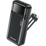 Awei Powerbank 20000mAh 22,5W Pd 2xUSB-C + Cable Black - (PA-93)