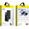 Awei Powerbank 20000mAh 22,5W Pd 2xUSB-C + Cable Black - (PA-93)