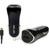 Beline Lad. sam. 1xUsb + Lightning 1Aczarna/Black Iphone 5/6/7/8/X - (CC19 lightining)