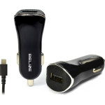 Beline Lad. sam. 1xUsb + Lightning 1Aczarna/Black Iphone 5/6/7/8/X - (CC19 lightining)
