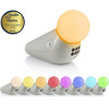 Motorola S1 Light And Sound Soother Night Light With Soothing Sounds White - (120MOTOBBMMS1)