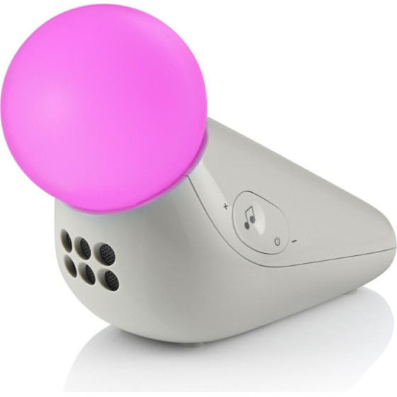 Motorola S1 Light And Sound Soother Night Light With Soothing Sounds White - (120MOTOBBMMS1)