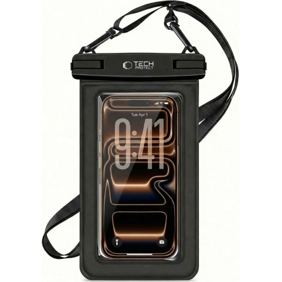 Tech-Protect UWC7 Universal Waterproof Floating Case 6.9 Inch BLACK
