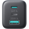 Joyroom Gan 45 USB-C Lightning USB-A Wall Charger - Black - (JR-TO1)
