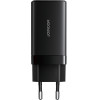 Joyroom JR-TG10 65W Gan 2x USB-C + USB-A Wall Charger With 100W USB-C - USB-C 1.2m Cable - Black - (JR-TG10 black)