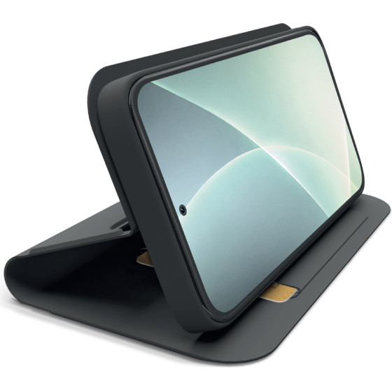 SBS Wallet Smooth Case For Xiaomi 17 With Flip - Black - (TEWALXI17)