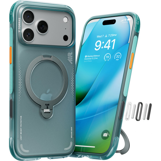 Torras Ostand Spin Air Series2026, Glacier Sprint - Iphone 17 Pro Max - (X00RP102R026)