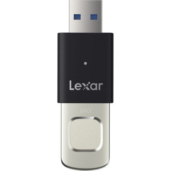 LEXAR ������ ����������� Fingerprint F35pRo Usb 3.2 64GB - (LJDF35P064G-RNBNG)