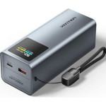 Vention 20000mAh Power Bank (USB-C + USB-C/USB-A) 100W Gray Tft Display Type - (FKCH0)