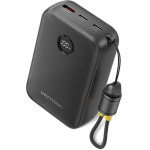 Vention 20000mAh Power Bank (USB-C + USB-C/USB-C/USB-A) With Built-In USB-C To USB-C Cable 22.5W Black Led Display Universal Type - (FKBB0-C-TY)