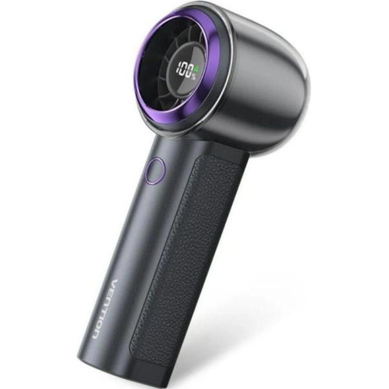 Vention Usb 5V Speed (1-100) Adjustable Handheld High-Speed Fan Electroplated Purple Led Display Type - (PBBV0)