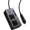 Hoco Smart Dual Car Inverter Charger 2 Lighter Ports Max 200W PD66W/1C2A Z66 black