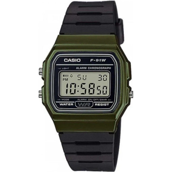 Casio MEN'S Watch (zd102f) + Box - (F-91WM-3AER)