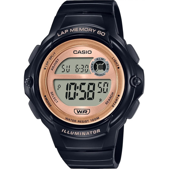 Casio WOMEN'S Watch + Box - (LWS-1200H-1AVDF)
