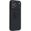 Case Ring Silicone Apple Iphone 17 /black/ OEM